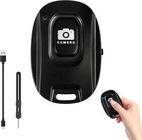 Pxycxjh 746253240526 New Bluetooth Camera Remote Shutter For Iphone And Android Smartphones Rechargea