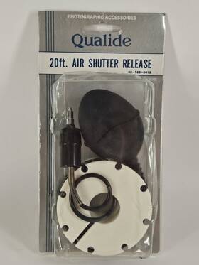 Qualide 22-166-0418 Nos Air Spooled Remote Shutter Release 20ft In Blister Pack