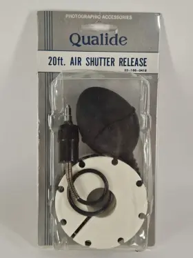 22-166-0418 Qualide Nos Air Spooled Remote Shutter Release 20ft In Blister Pack