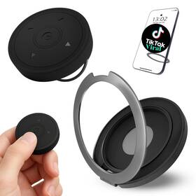 Re-wechsel 632556584316 2 In 1 Remote Control For Tiktok And Magnetic Phone Ring Stand Hands Free Con