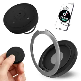 Re-wechsel 632556584316 2 In 1 Remote Control For Tiktok And Magnetic Phone Ring Stand Hands Free Con