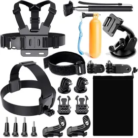 Cak-r002 Reflex Camera 19-in-1 Action Accessories Kit 19-in-1-kit Black
