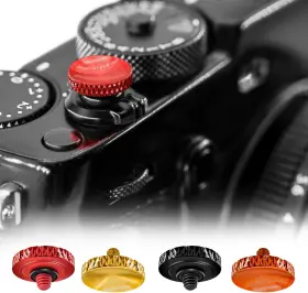Reygeak 445012493441 For Fujifilm Camera Shutter Button 4 Pcs Copper Soft Release But
