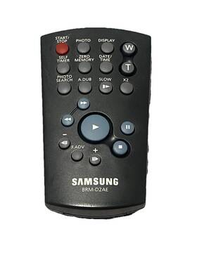 Samsung Brm-d2ae Camcorder Remote Sc-d6550 Sc-d230 Sc-d382 Sc-d366 Sc-d6040