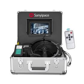 Sanyipace F927adfb-65ft/20m Drain Camera Sapphire Lens Remote Control 5x Zoom In 1080p Fhd