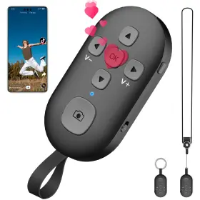 Seancheer 799511840518 Tiktok Remote Control Kindle Page Turner Camera Shutter Bluetooth Usb-c