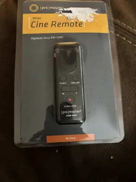Code9169 Sony 029144091699 Pro Master Wired Cine Rrmote Replaces Rm-vpr1 -