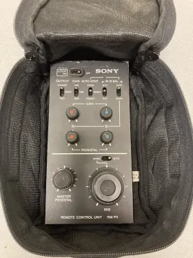Rm-p3 Sony Camera Remote Control Unit Including Cable And Case