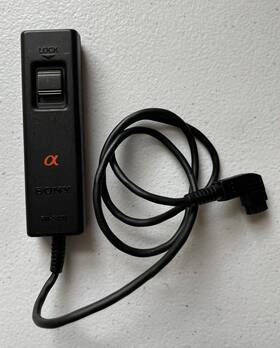 Sony Rm-s1am Remote Commander Shutter Release Cable For Alpha Digital Slr