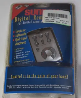 F717 Sunpak 090729201499 Digital Remote Control For Cameras - Works With Sony Dsc And V1