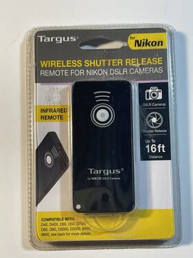 Targus Tg-ca250 Wireless Shutter Release - Infrared Remote For Canon Dslr Cameras New