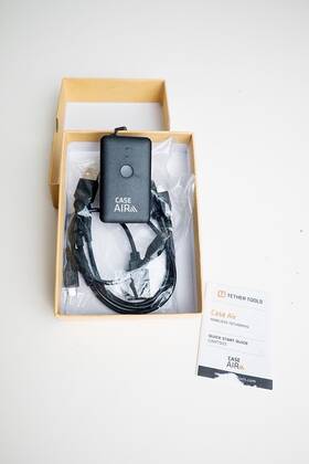 Tether Tools Cawts03 Case Air Wireless Tethering Camera Remote With Cables Black