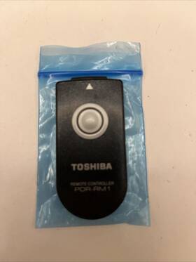 Toshiba Pdr-rm1 Remote Control Controller Black Silver Small A1