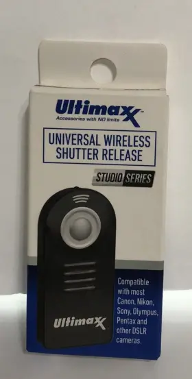 Ultimax 738676504316 1 Ultimaxx Universal Wireless Remote Control Shutter Release Um-uniwrc New