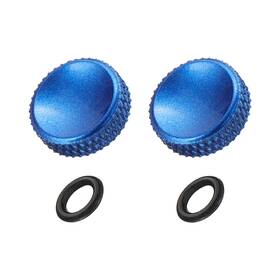 Uxcell 636939593469 Camera Shutter Button 2pcs 12mm Concave Surface Release Blue