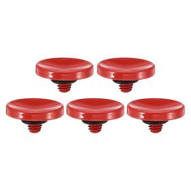 Uxcell 655692240243 Camera Shutter Button 5pcs Release Concave Red