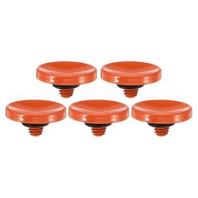Uxcell 655692240281 Camera Shutter Button 5pcs Release Concave Orange