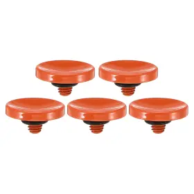 Uxcell 655692240281 Camera Shutter Button 5pcs Release Concave Orange