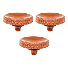 Uxcell 655692240816 Camera Shutter Button 3pcs Release Knurled Orange