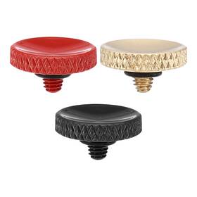 Uxcell 655692240885 3pcs Camera Shutter Button Release Knurled Red Matte Golden Black