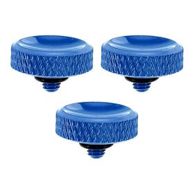 Uxcell 655692240939 Camera Shutter Button 3pcs Release Carved Blue