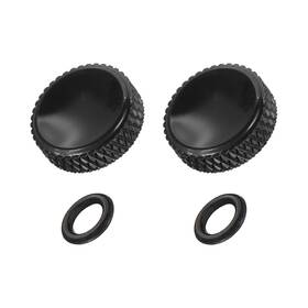 Uxcell 783243315819 Camera Shutter Button 2pcs 12mm Concave Surface Release Black