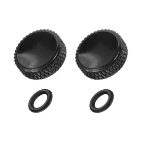 Uxcell 783243315819 Camera Shutter Button 2pcs 12mm Concave Surface Release Black