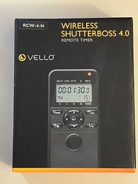 Vello 847628038653 Wireless Shutterboss 4.0 For Nikon Rcw-4-n - Open Box/free Ship