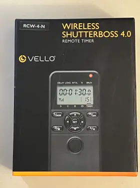 Rcw-4-n Vello 847628038653 Wireless Shutterboss 4.0 For Nikon - Open Box/free Ship