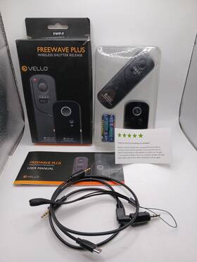 Vello 847628039124 Freewave Plus Wireless Remove Shutter Release Rwii-c Olympus And Fujifilm