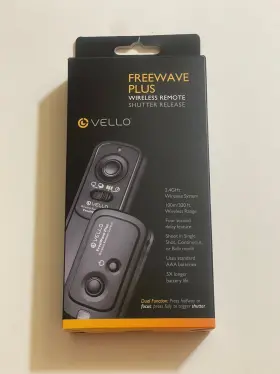 Vello 847628582583 Freewave Plus Wireless Remote Shutter Release - 2.4ghz For Sony