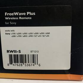 Vello Bt1213 Rwii-s Freewave Plus Wireless Remote For Sony Alpha A100 A200 A300