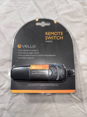Vello Rs-c1ll Remote Switch Wired For Canon Cameras