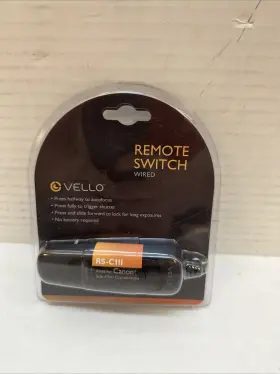 Rs-c1ii Vello Rsc1ii Wired Remote Switch For Select Canon/pentax/contax/samsung