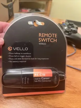 Rsn1ii Vello Wired - Remote Control Switch -for Nikon Camera Rs-n1 Ii N1ii New/sealed