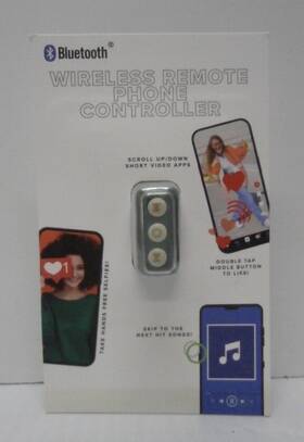 Vivitar 681066098660 Green/white Wireless Remote Phone Controller Bluetooth Brand New