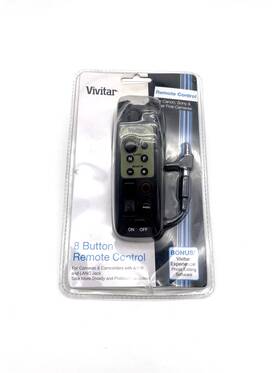 Vivitar Viv-rc-800 8 Button Remote Control For Camera Camcorder A/v R Lanc Jack