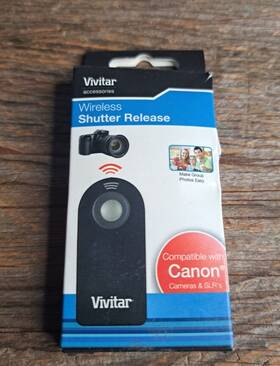 Vivitar Viv-rc6-can Universal Wireless Shutter Release Remote Control For Canon New