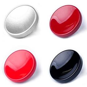 Vko Vrb-brdrs11 Metal Soft Shutter Release Black Red Dark-red Silver 11mm Concave