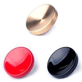 Vko Vrb-brg11 Metal Soft Shutter Release Button Delicate Black Red Golden 11mm Concave