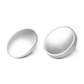 Vrb-s1011 Vko Silver Metal Soft Shutter Release Button 11mm Concave 10mm Convex 2 Pack