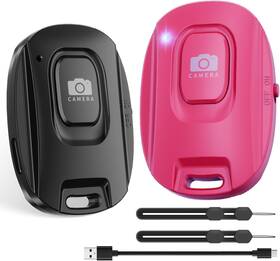 Vyviyon 744759636225 Bluetooth Camera Remote Shutter For Iphone And Android Smartphones Rechargeable