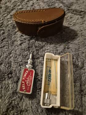 Walz 38827 Self Timer Mechanical Shutter Release For Cameras With Case