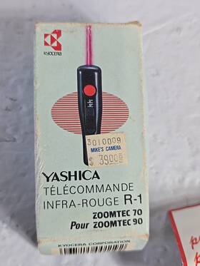Yashica 067215001192 Vintage Kyocera R-1 Infrared Remote Controller For Zoomtec 70 90 Nos