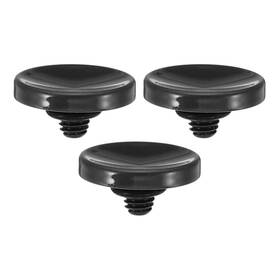 Zaplyte 655692240250 Camera Shutter Button 3pcs Release Concave Black