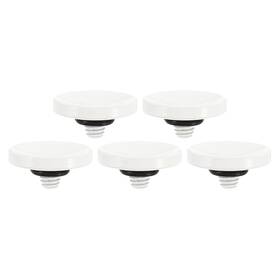 Zaplyte 655692240366 Camera Shutter Button 5pcs Release Concave White
