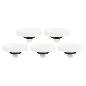 Zaplyte 655692240366 Camera Shutter Button 5pcs Release Concave White