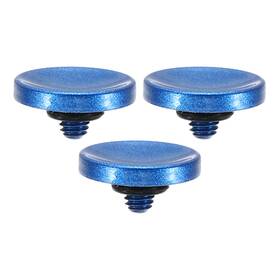Zaplyte 655692240397 Camera Shutter Button 3pcs Release Concave Blue