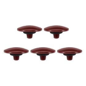 Zaplyte 655692240588 5 X Camera Shutter Button Release Convex Dark Red