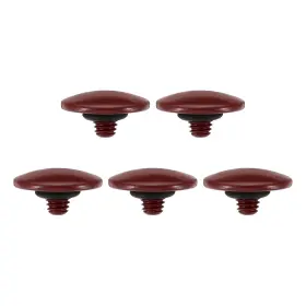 Zaplyte 655692240588 5 X Camera Shutter Button Release Convex Dark Red